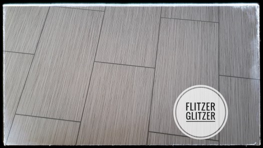 Ein ziemlich unspektakuläres Foto der gereinigten Fugen.